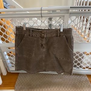 Halogen corduroy mini skirt